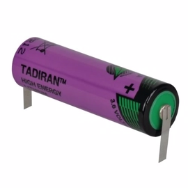 Tadiran SL-760 AA 3,6V - LS14500 med lödflikar